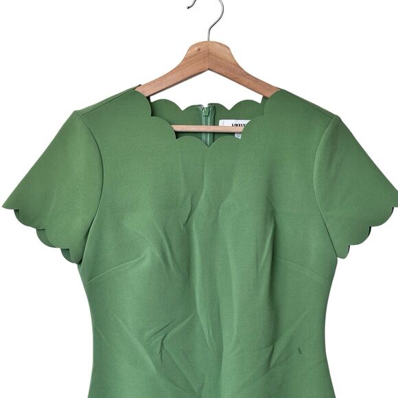 Likely Women's Green Scalloped Edge Dress Size 6 Revolve - Picture 4 of 9